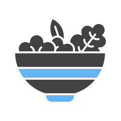 Salad icon vector image. Suitable for mobile apps, web apps and print media.