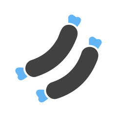 Sausages icon vector image. Suitable for mobile apps, web apps and print media.