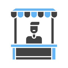 Seller icon vector image. Suitable for mobile apps, web apps and print media.