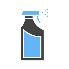 Spray Bottle icon vector image. Suitable for mobile apps, web apps and print media.