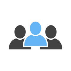Team icon vector image. Suitable for mobile apps, web apps and print media.
