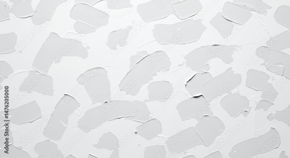 Poster textured white paint strokes on a white surface creating a modern abstract background, showcasing ar
