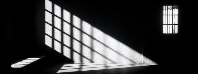 abstract black and white photograph reminiscent of film noir, featuring a close-up of textured surfaces like leather and concrete with dramatic lighting