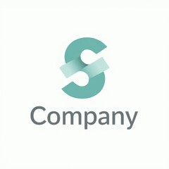 a minimalist s company logo formed from double letter