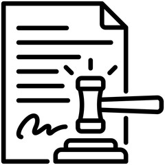 Court Order Icon