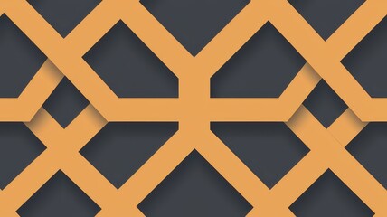 Fototapeta premium Bold Islamic Star Pattern with Modern Contrast