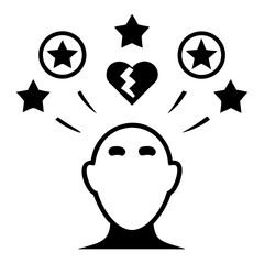 Silhouette design illustrating positive thinking and the power of optimism