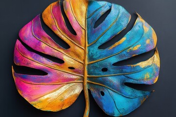 sharp picture of macro photography of tropical leaf