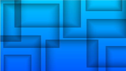 Modern Blue Geometric Abstract Background Design