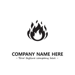 Fire Logo Company Design Illustration Vector Graphic Image