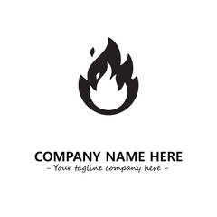 Fire Logo Company Design Illustration Vector Graphic Image
