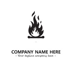 Fire Logo Company Design Illustration Vector Graphic Image