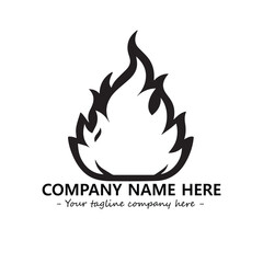 Fire Logo Company Design Illustration Vector Graphic Image