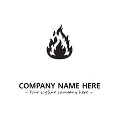 Fire Logo Company Design Illustration Vector Graphic Image
