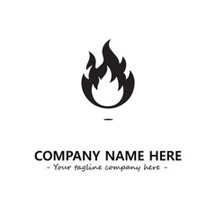 Fire Logo Company Design Illustration Vector Graphic Image