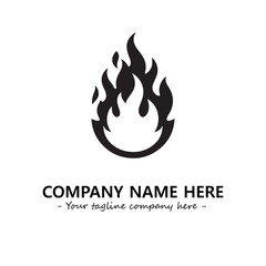 Fire Logo Company Design Illustration Vector Graphic Image