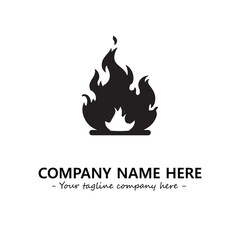 Fire Logo Company Design Illustration Vector Graphic Image