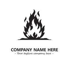 Fire Logo Company Design Illustration Vector Graphic Image