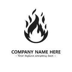 Fire Logo Company Design Illustration Vector Graphic Image