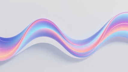 Fototapeta premium Abstract Background With Colorful Wave Lines