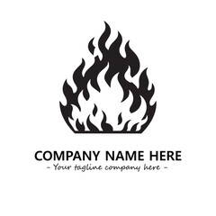 Fire Logo Company Design Illustration Vector Graphic Image