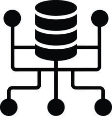 data pipeline icon vector illustration