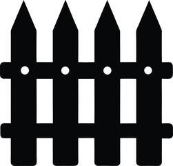 Fence Graphic Icon Vector Illustration