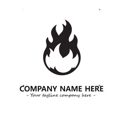 Fire Logo Company Design Illustration Vector Graphic Image