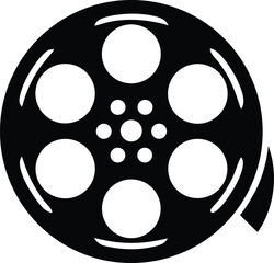 film reel icon vector illustration