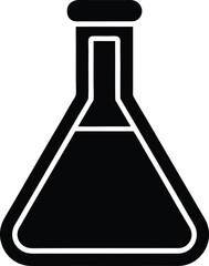 flask laboratory icon vector illustration