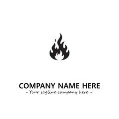Fire Logo Company Design Illustration Vector Graphic Image