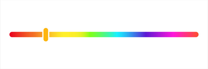 Color picker bar onwhite background