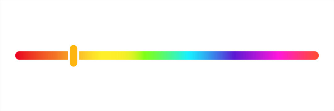 Color picker bar onwhite background