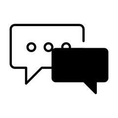 Naklejka premium dialogue icon 
