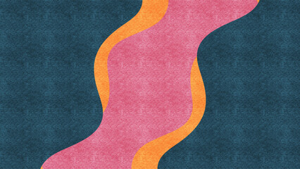 Abstract background of smooth curves illustration.