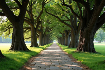 Fototapeta premium Park, path