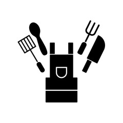 Apron icon design template SVG