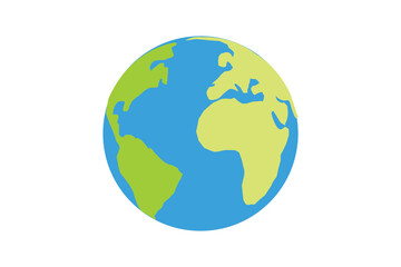Globe icons set. Planet earth symbol collection. World planet earth icon line and flat style - stock vector.