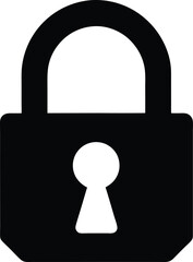 lock icon vector illustration