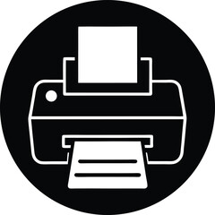 printer office icon vector illustration