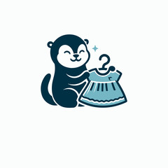 baby clothing logo design vector  