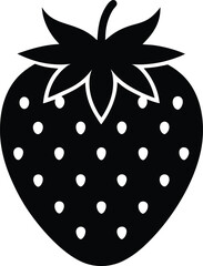 strawberry fruit icon vector illustration