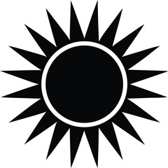 sun rays icon vector illustration