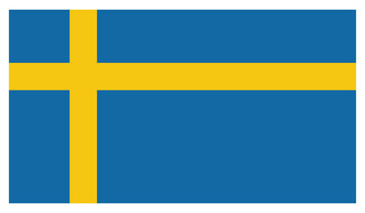 Obraz premium flag of sweden, Kingdom of Sweden flag vector icon, EPS10