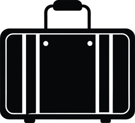 suitcase luggage icon vector illustration