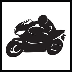 Silhouette Motorsports clipart white background