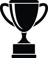 Trophy Champion Icon Vector Illustration