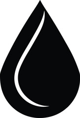 water drop icon vector illustration
