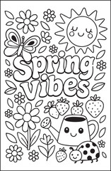 Coloring Spring Vibes