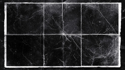 Naklejka premium Old Map Texture: Explore the textures and age of a mysterious relic. The abstract composition of lines and shadows evokes a sense of exploration and discovery.